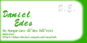 daniel edes business card